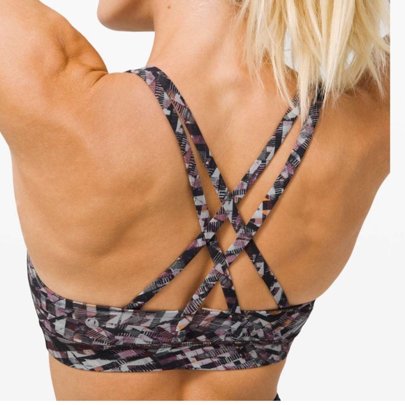 Lululemon 🍋 Energy Bra Medium Support, B–D Cup Size 6 - Picture 3 of 9